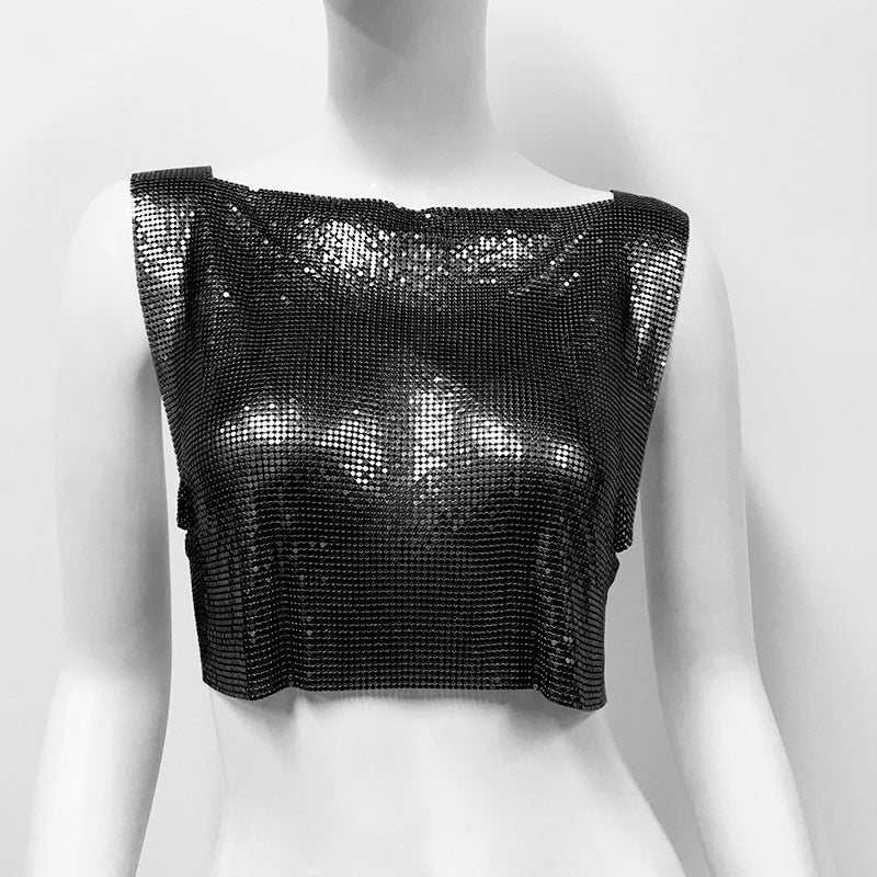 Metal Sequins Top