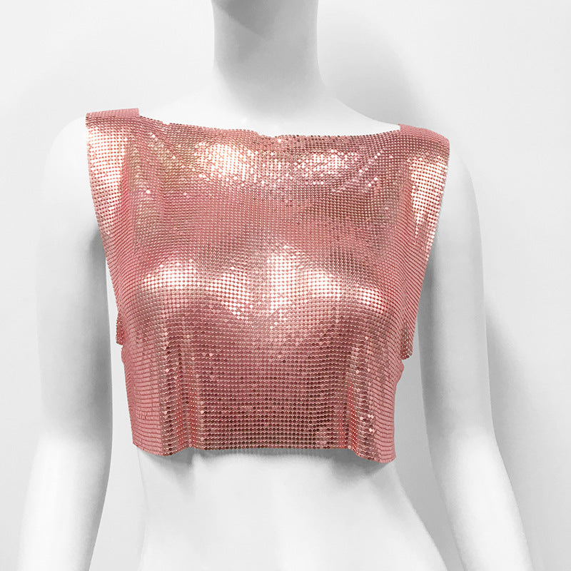 Metal Sequins Top