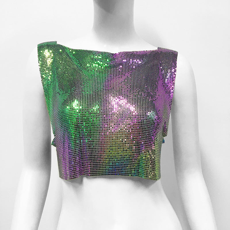 Metal Sequins Top